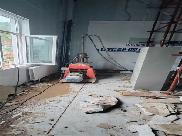 曹妃甸地基基础下沉墙体裂缝加固注浆顶升施工